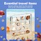 Artlunar 16 Grids Square Clear Acrylic Shadow Boxes Mini Seashell Collection Display Box Shell Display Cases